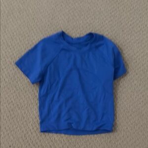 Blue Womens Crop top